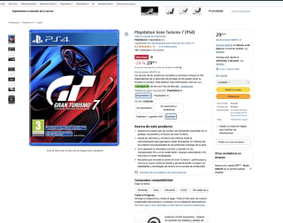 Playstation Gran Turismo 7 PS4 por solo 29,90€
