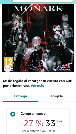 Monark Deluxe Edition PS5 por 33,62€.