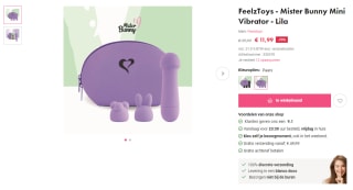 FeelzToyz Mister Bunny Mini Vibrator set voor €11,99 bij EasyToys