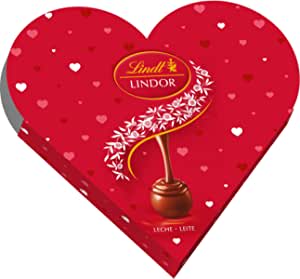 Caja de bombones leche con forma de corazón Lindt por 21.44€