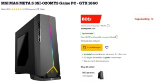 MSI MAG META S 3SI-020MYS Game PC - GTX 1660 voor €601 bij Bol.com