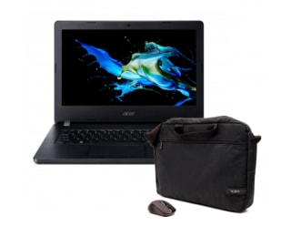 Ordenador Portátil Acer Travelmate P214 -52-375Q con i3, 8GB, 256GB, 35,56 cm - 14" + Maletín + Ratón por 359€