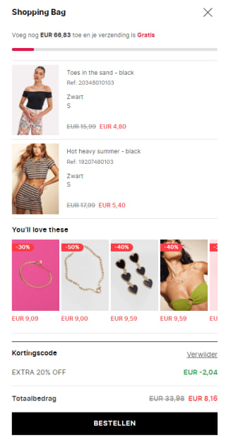 Tot 70% + 20% extra korting op alles bij Loavies