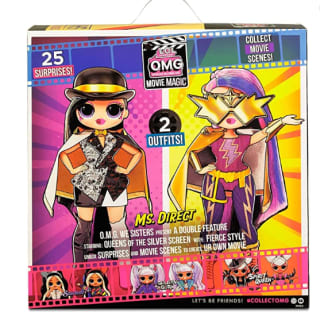 Muñeca de moda con 25 sorpresas y set de cine/teatro, LOL Surprise OMG Movie Magic Ms. Dorect por 17,60€