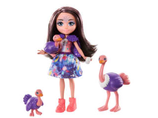 Muñeca Ofelia Ostrich con familia de avestruces marca Enchantimals Sunny Savanna por 6,38€