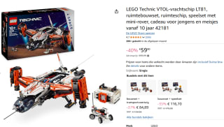 Lego VTOL Vrachtruimteschip LT81 (42181) voor €59,90 bij Amazon.