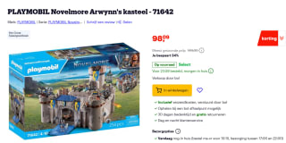PLAYMOBIL Novelmore Arwynn's kasteel voor €98,09 bij Bol