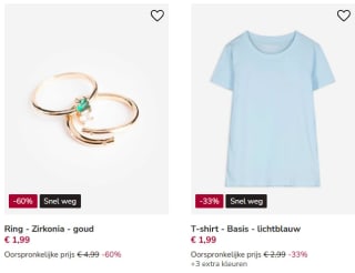 Tot 80% korting op de sale bij Takko Fashion