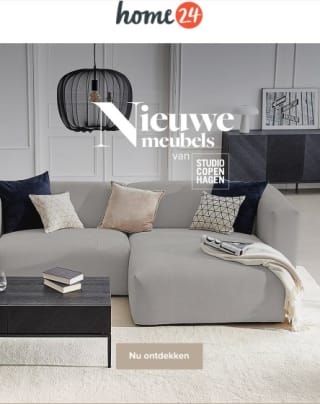 10% korting op alle nieuwe meubels van Studio Copenhagen bij Home24