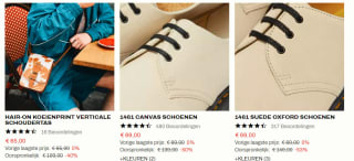 Tot 50% korting tijdens de Dr. Martens Sale