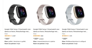 Geselecteerde Google fitbit's voor €179,16 dmv code bij Amazon Duitsland.