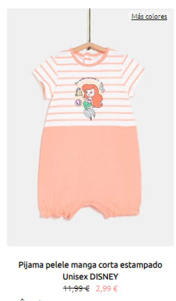 Pijamas infantiles y de bebé desde 1,99€
