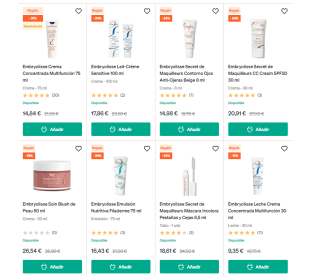 Regalo Crema hidratante matificante por la compra de un producto de la marca Embryolisse