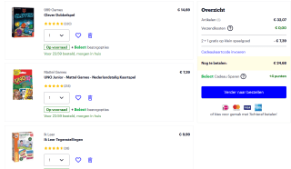 2+1 Gratis op geselecteerd speelgoed bij Bol.com