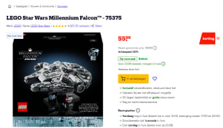LEGO Star Wars Millennium Falcon™ - 75375 voor €55,99 bij Bol