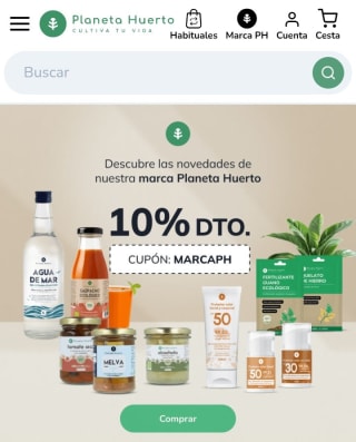 -10% de Descuento em Marca Planeto Huerto.