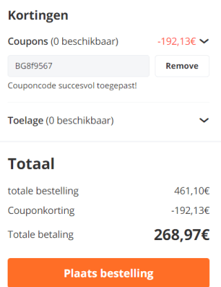 600W Portable Power Station 156000mAh (577Wh) solar generator voor €268,97dmv code bij Banggood