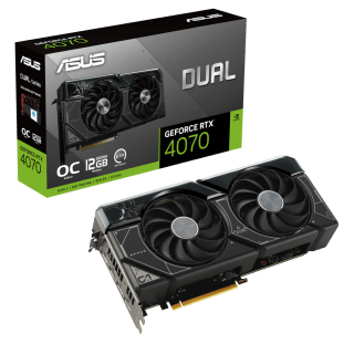 Asus GeForce® RTX 4070, 12GB, Dual OC voor €557,99 bij Nbb