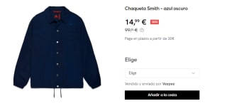 Chaqueta para Hombre Kappa Smith por 14.99€