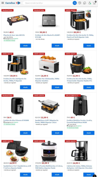 Hasta -50% de Descuento en pequeño electrodoméstico de cocina.
