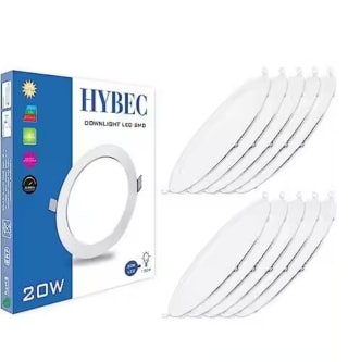 10 Downlight LED Techo Empotrable 20W diametro 22cm por solo 30,14€