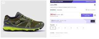 Zapatillas de Trail para Hombre Joma Shock 2323 por 23.21€