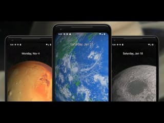 Planets 3D live wallpaper gratis voor Android