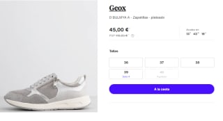 Zapatillas Casual para Mujer Geox D BULMYA A por 45€