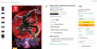 Bayonetta 3 Nintendo Switch por 19,06£
