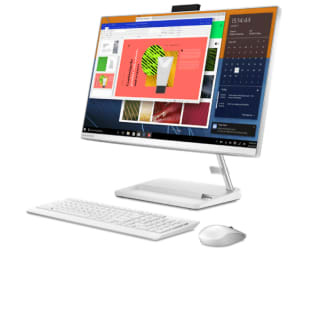 Ordenador All in one - Lenovo IdeaCentre AIO 3 24ALC6, 23.8" Full HD, AMD Ryzen 5 5500U, 16GB RAM, 512GB SSD, FreeDos por 492.15€