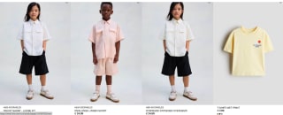 20% korting op de kids-collectie bij H&M