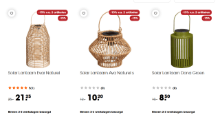 15% korting op alles incl. de sale bij Kwantum