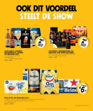 Jumbo actie de euro show 4 weken lang heel veel producten voor €1