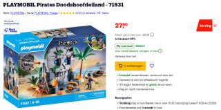 Playmobil Pirates Doodshoofdeiland (71531) voor €27,90 bij Bol