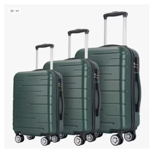 Juego de 3 Maletas Trolley ABS Semirrígidas 4 Ruedas por 59.49€ (Cuenta Nueva 47.49€)