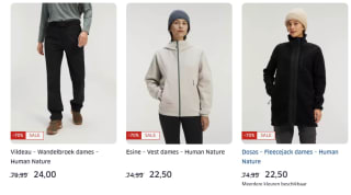 Tot 70% korting op kleding in de ANWB webwinkel