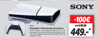 Sony PlayStation 5 (Slim) disk spelconsole voor €449 bij de Lidl in Duitsland