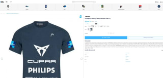 Camiseta oficial HEAD ARTURO COELLO por solo 30€