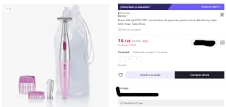 Braun hasta 66% + 30% EXTRA preciazos en afeitadoras y depiladoras