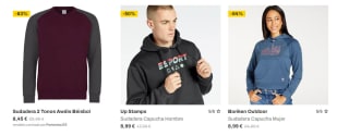 Recopilación de sudaderas desde 4,49€ para toda la familia