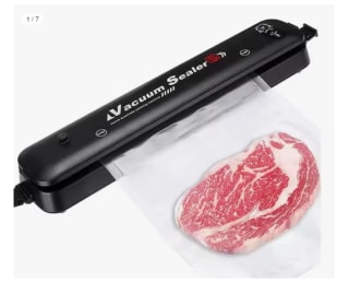 Maquina Envasadora de Alimentos + 9 bolsas por 11.05€ (Cuenta Nueva 6.63€)