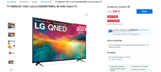 TV QNED 65" LG 65QNED756RA, UHD 4K por 699€