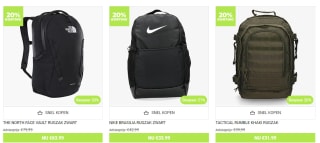 20% korting op geselecteerde bakpacks bij Perry Sport
