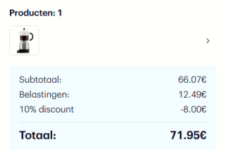 BODUM Programmeerbaar Italiaans koffiezetapparaat voor €71,96 dmv code bij Bodum
