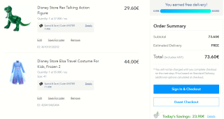 Disney Store kortingscode voor tot 25% korting op je aankopen