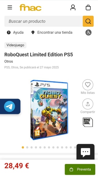 Roboquest Limited Edition PS5 por 28,49€(socios)