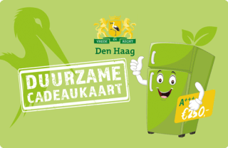 Duurzame Cadeaubon voor Ooievaarspas houders.