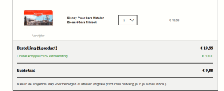 Disney Pixar Cars 1 E-Comm Die-Cast 5 Pack voor €9,99 bij Kruidvat