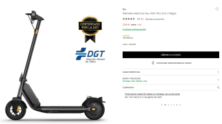 Patinete eléctrico Niu KQi1 Pro por 229€