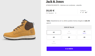 Botines para Hombre Jack & Jones JFWGATES BOOTS por 35€